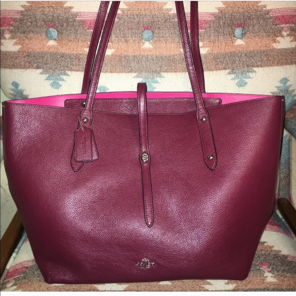 Coach market tote